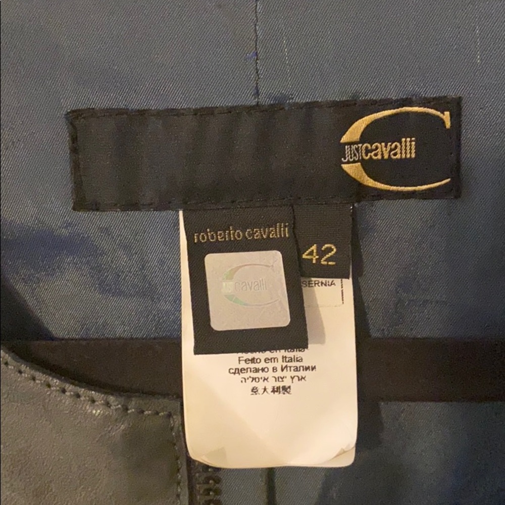 Cavalli leather jacket